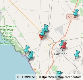 Mappa Via della Resistenza, 73048 Nardò LE, Italia (5.63929)