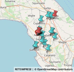 Mappa Via della Resistenza, 73048 Nardò LE, Italia (9.62947)