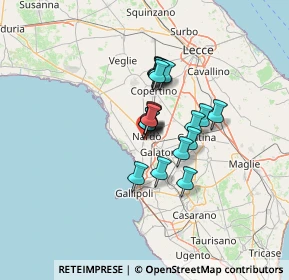 Mappa Via della Resistenza, 73048 Nardò LE, Italia (8.8525)