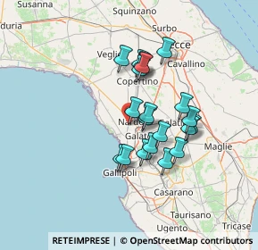 Mappa Via della Resistenza, 73048 Nardò LE, Italia (11.762)