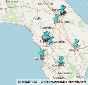 Mappa Viale della Costituzione, 73048 Nardò LE, Italia (16.61417)