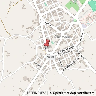 Mappa Via G. Villani, 44, 73020 Cannole, Lecce (Puglia)