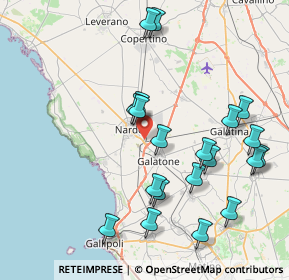 Mappa 73044 Nardò LE, Italia (9.2175)