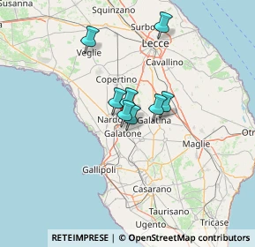 Mappa 73044 Galatina LE, Italia (23.99583)
