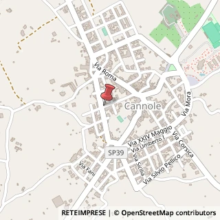 Mappa Via Novara, 88, 73020 Cannole, Lecce (Puglia)