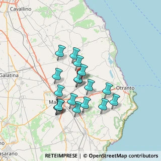 Mappa Via Bagnolo, 73020 Cannole LE, Italia (6.32278)
