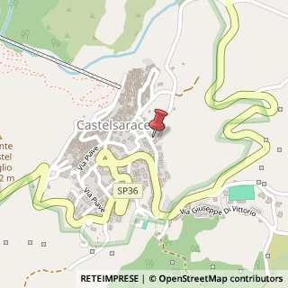 Mappa Via San Antonio, 1, 85031 Castelsaraceno, Potenza (Basilicata)