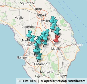 Mappa Strada Comunale Pisanello, 73013 Galatina LE, Italia (8.741)