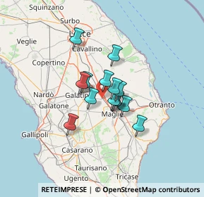 Mappa 73022 Corigliano D'otranto LE, Italia (8.55643)