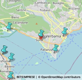 Mappa Via Frua, 28925 Pallanza VB, Italia (3.49333)