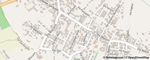 Mappa Orsago