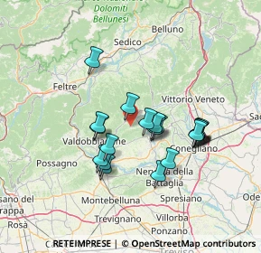 Mappa Via Verdi, 31050 Miane TV, Italia (11.7255)