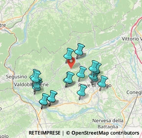 Mappa Via Verdi, 31050 Miane TV, Italia (6.5635)