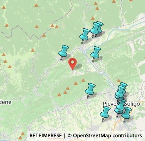 Mappa Via Verdi, 31050 Miane TV, Italia (4.90308)
