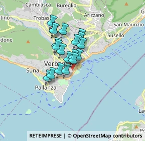 Mappa Via alle Fabbriche, 28922 Verbania VB, Italia (1.17211)