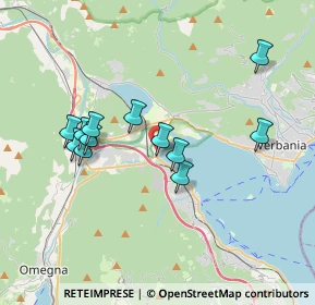 Mappa Via Caretto, 28831 Baveno VB, Italia (3.30833)