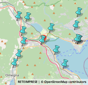 Mappa Via Caretto, 28831 Baveno VB, Italia (4.85467)