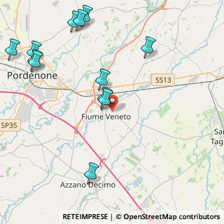 Mappa Via Bosco, 33080 Fiume Veneto PN, Italia (5.31)