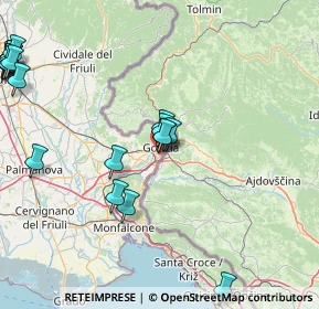 Mappa Via Orlando Vittorio Emanuele, 34170 Gorizia GO, Italia (21.5955)