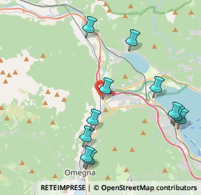 Mappa Via Realini, 28883 Gravellona Toce VB, Italia (4.47545)