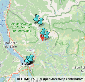 Mappa 23814 Cremeno LC, Italia (7.98692)