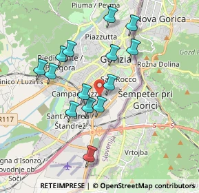 Mappa Via Cipriani Gian Lorenzo, 34170 Gorizia GO, Italia (1.7)