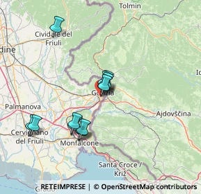 Mappa Via Cipriani Gian Lorenzo, 34170 Gorizia GO, Italia (11.69615)