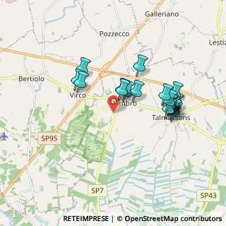 Mappa Via Piave, 33030 Talmassons UD, Italia (1.696)