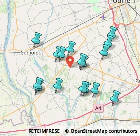 Mappa Via Piave, 33030 Talmassons UD, Italia (6.78188)