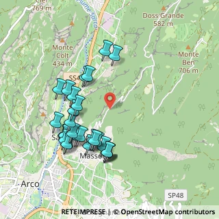 Mappa Località Braila, 38062 Arco TN, Italia (0.97143)