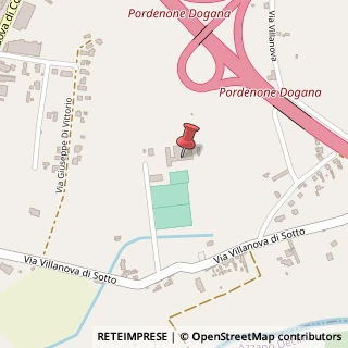 Mappa Via Villanova di Sotto, 9, 33170 Pordenone, Pordenone (Friuli-Venezia Giulia)
