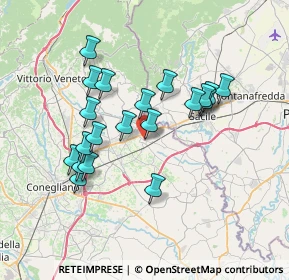 Mappa Via Dante, 31010 Orsago TV, Italia (6.4155)
