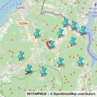 Mappa Via Baraggia, 21035 Cunardo VA, Italia (4.44846)