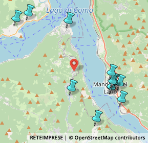 Mappa 22030 Bellagio CO, Italia (5.01333)