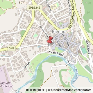 Mappa Via Artigiani, 1, 25040 Bienno, Brescia (Lombardia)