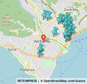 Mappa Via Volturno, 28921 Verbania VB, Italia (1.0215)
