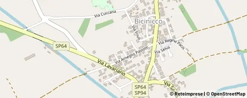 Mappa Bicinicco