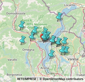 Mappa Via Grado, 28925 Verbania VB, Italia (9.91333)