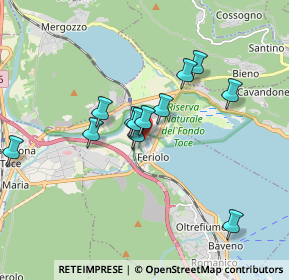 Mappa Via A. Arnold, 28831 Baveno VB, Italia (1.91357)