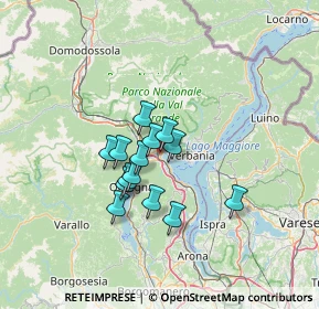 Mappa Via A. Arnold, 28831 Baveno VB, Italia (9.52643)