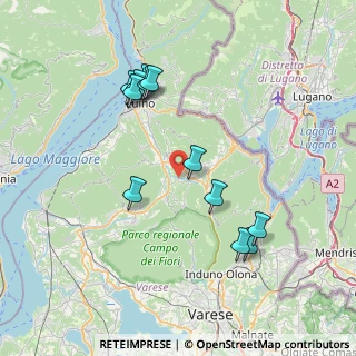 Mappa Via Cantinot, 21030 Ferrera di Varese VA, Italia (7.53667)
