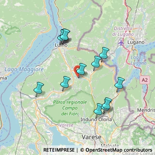 Mappa Via Cantinot, 21030 Ferrera di Varese VA, Italia (7.38154)