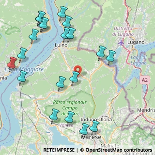 Mappa Via Cantinot, 21030 Ferrera di Varese VA, Italia (10.8185)