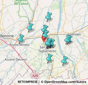 Mappa Via Podgora, 33072 Casarsa della Delizia PN, Italia (5.19714)