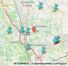 Mappa Via Camerin, 31014 Colle Umberto TV, Italia (2.43727)