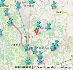 Mappa Via Camerin, 31014 Colle Umberto TV, Italia (3.085)
