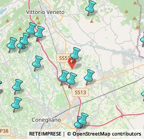 Mappa Via Camerin, 31014 Colle Umberto TV, Italia (5.8095)