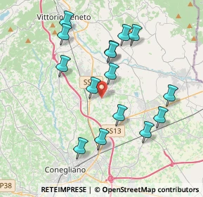 Mappa Via Camerin, 31014 Colle Umberto TV, Italia (3.746)