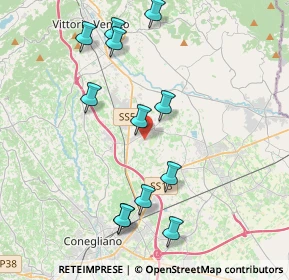 Mappa Via Camerin, 31014 Colle Umberto TV, Italia (4.16917)
