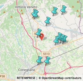 Mappa Via Camerin, 31014 Colle Umberto TV, Italia (3.79917)